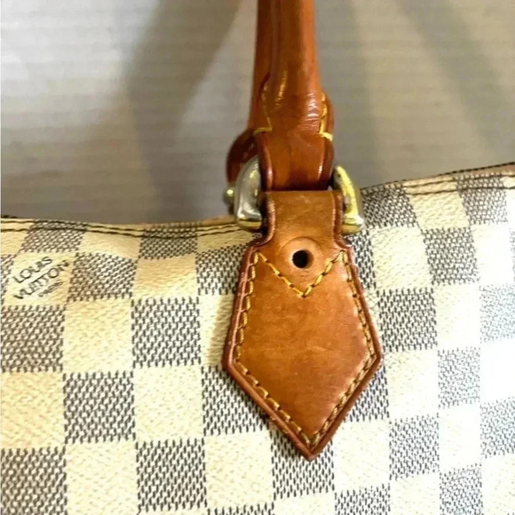 Louis Vuitton damier azur saleya pm coated canvas  satchel handbag - Picture 8 of 10